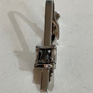 Senator Black Onyx TIE CLIP.